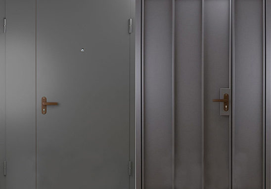 Тамбурная дверь нитроэмаль(скелет)  арт.тбд-4