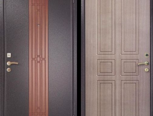 Дверь порошковое напыление и МДФ(трёхконтурная)  арт. тку-2