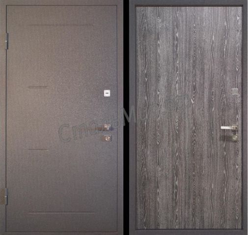 Дверь порошковое напыление и ламинат(трёхконтурная)  арт. тку-3