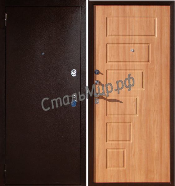 Дверь порошковое напыление и МДФ  арт.пн-19