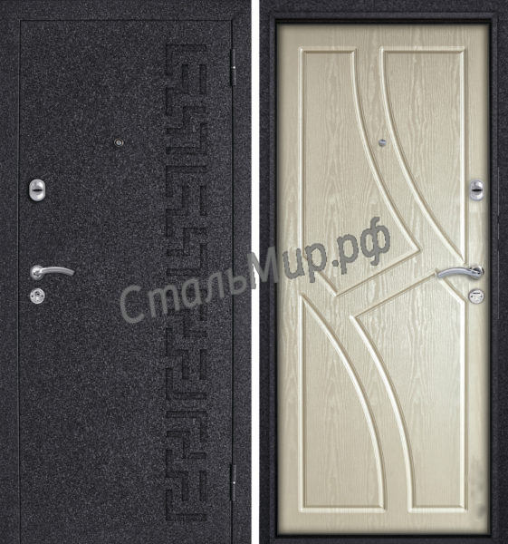 Дверь порошковое напыление и МДФ арт. хп-13