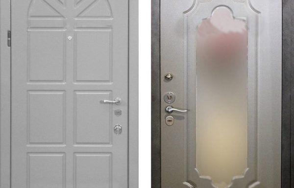 Дверь  МДФ с зеркалом  арт. дз-1