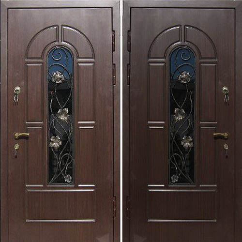 Дверь с ковкой   арт.дск-47